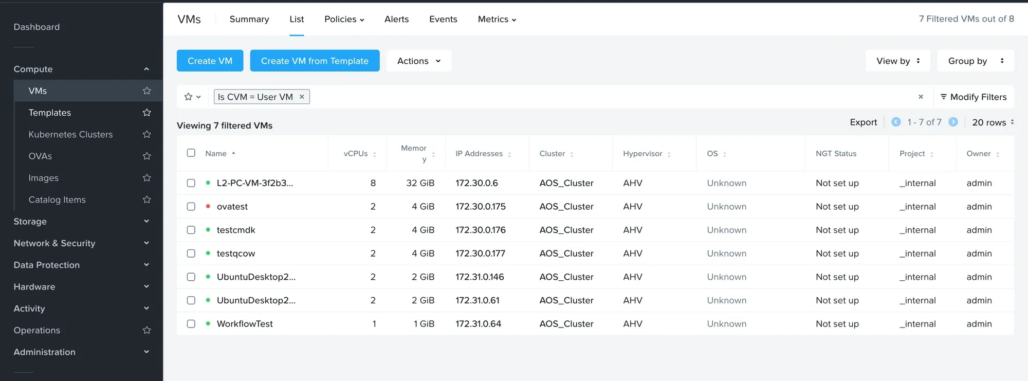 Create VM