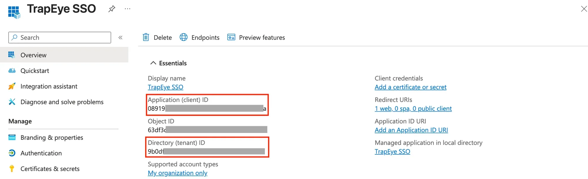 Application IDs
