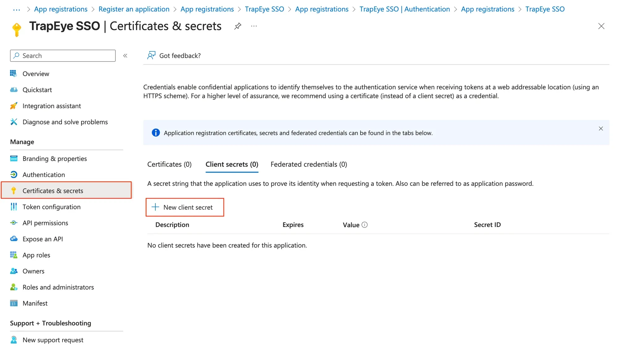 Generate Secret